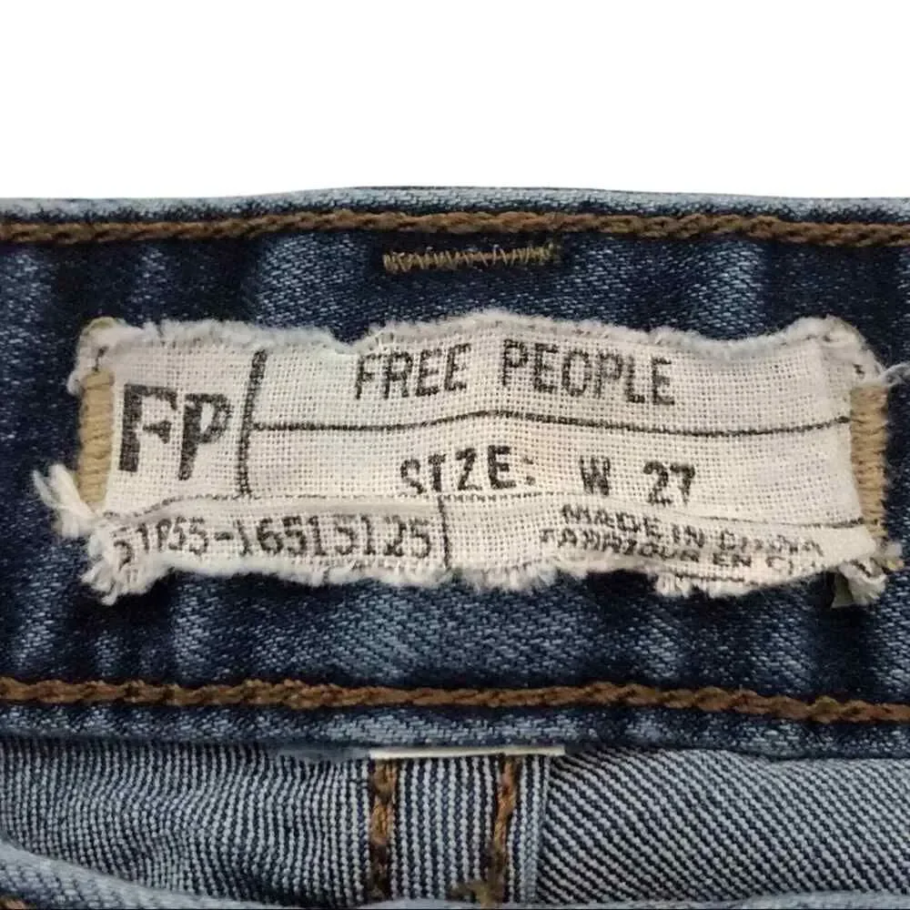 Free People Distressed Skinny Jeans